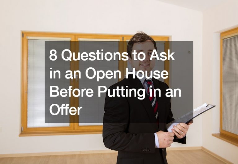 questions to ask in an open house